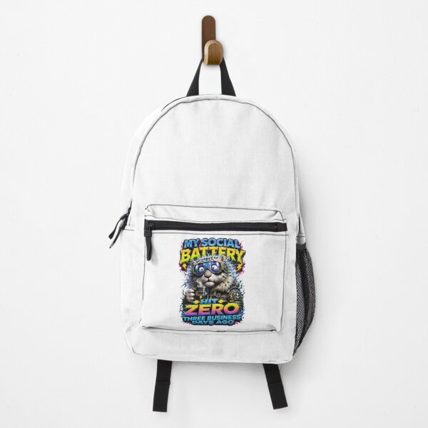 Item preview, My Social Battery Hit Zero Three Business Days Ago designed and sold by Sovereign Supply Co..