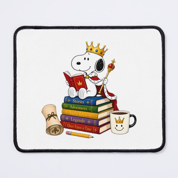 Item preview, Snoopy Royal Reader Bookworm Art | ⭐⭐⭐⭐⭐ designed and sold by -Radiant-.