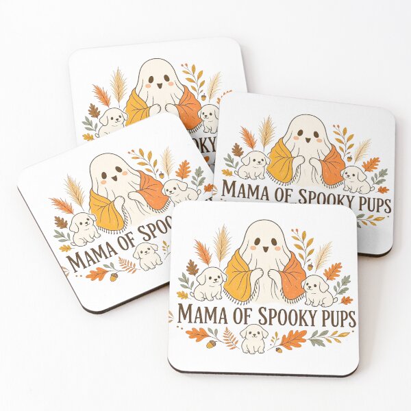 Item preview, MAMA OF SPOOKY PUPS GHOST DOG SHIRT  designed and sold by EasyTake.