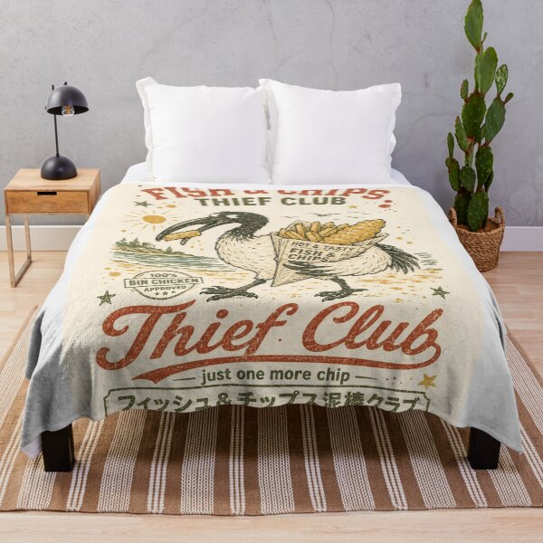 Item preview, Fish & Chips Thief Club Bin Chicken Thief Club Bondi Beach designed and sold by Yellowriversss.