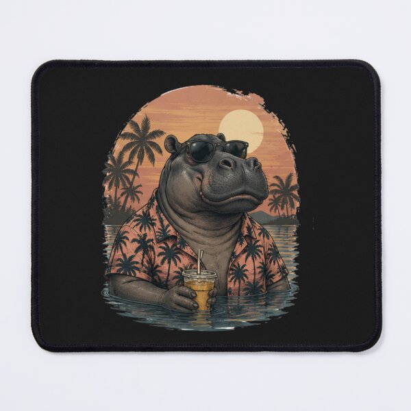 Item preview, Vintage Hippo Wild Icon designed and sold by IGArte.