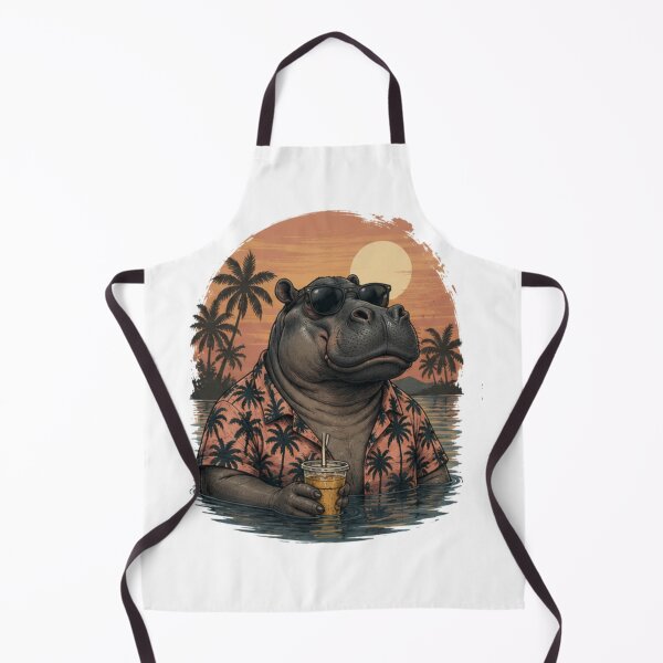 Item preview, Vintage Hippo Wild Icon designed and sold by IGArte.