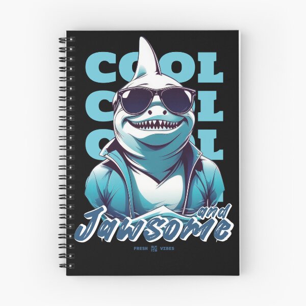 Item preview, Cool And Jawsome Shark Fresh Vibes Summer Retro designed and sold by Hilal-Studio.