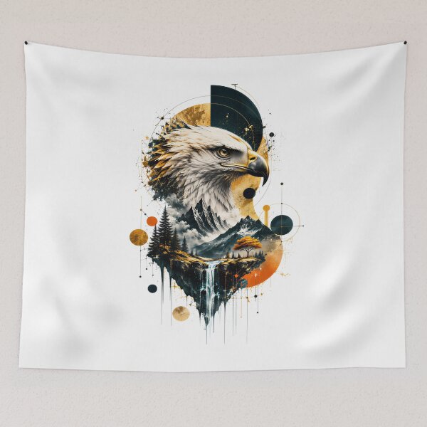 Item preview, Eagle's Gaze Over a Dreamscape designed and sold by KLERIKSTORE.