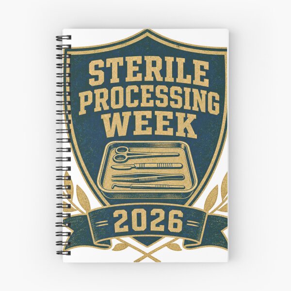 Artikelvorschau, Sterile Processing Week 2026 Team Wappen entworfen und verkauft von BoosterShop.