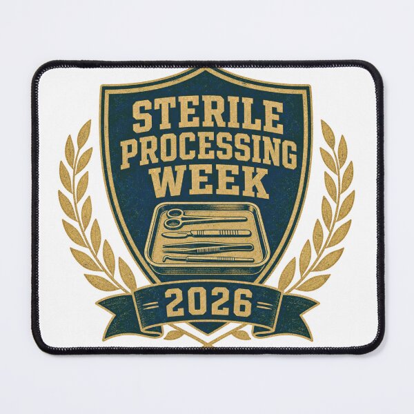 Item preview, Sterile Processing Week 2026 Team Crest designed and sold by BoosterShop.