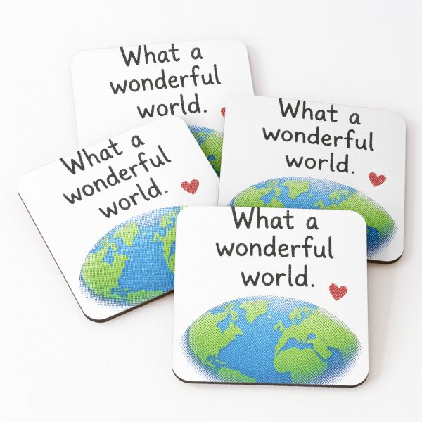 Item preview, What A Wonderful World Planet Earth designed and sold by Kulcsarbox.