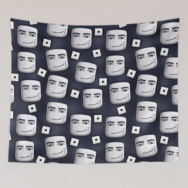 Item preview, Roblox Man Face Seamless Pattern designed and sold by Gamify Store.