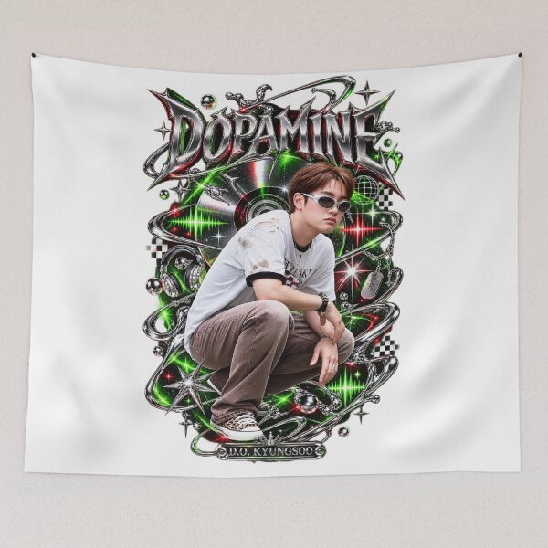 Item preview, D.O DOPAMINE Futuristic Metallic Streetwear designed and sold by Valeree Store.