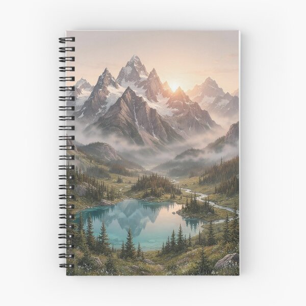 Item preview, Alpine Sunrise Mountain Valley designed and sold by PrintBreeze.