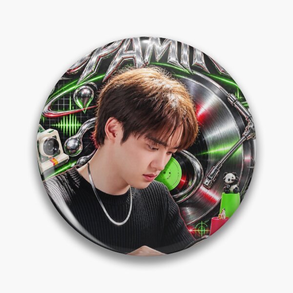 Item preview, D.O Kyungsoo Futuristic Silver Chrome designed and sold by Valeree Store.