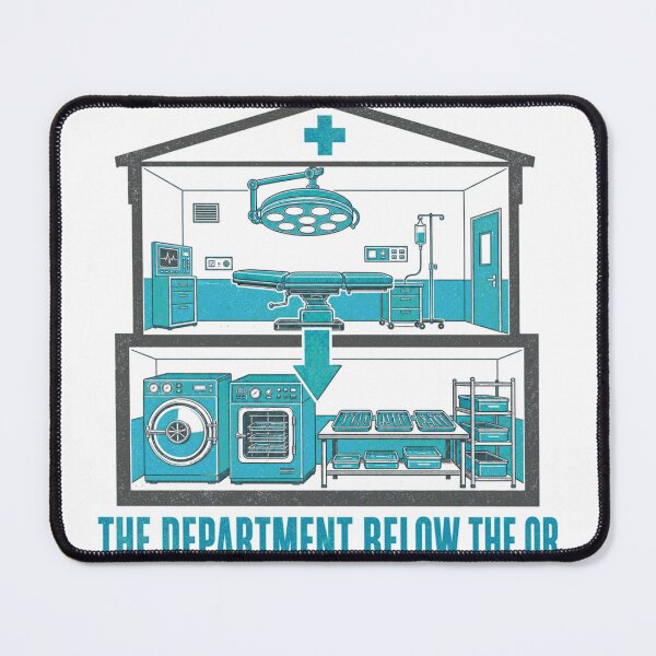 Item preview, The Department Below The OR Sterile Processing designed and sold by BoosterShop.