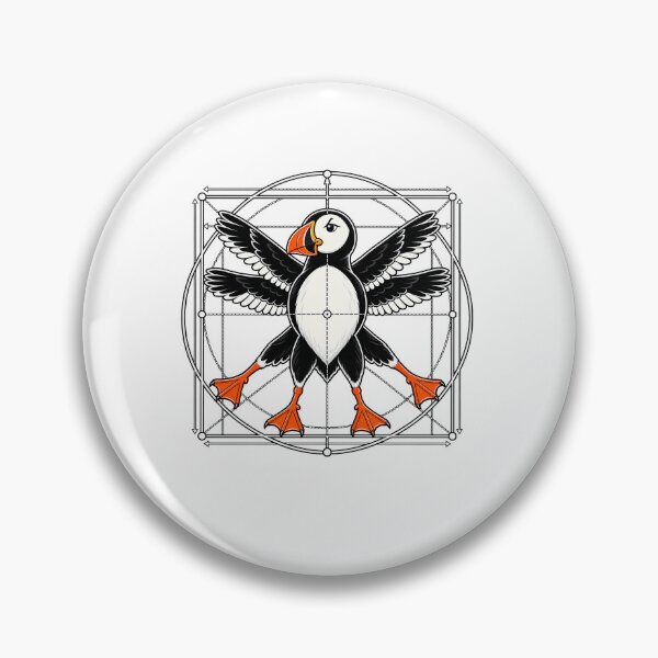 Item preview, Puffin Proportion Diagram designed and sold by elderberry.