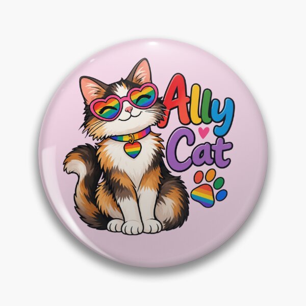 Item preview, Ally Cat Rainbow Colors designed and sold by Myra365Art.