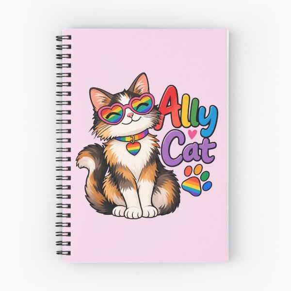 Item preview, Ally Cat Rainbow Colors designed and sold by Myra365Art.