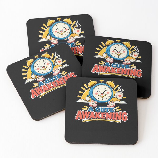Item preview, A Cute Awakening Coffee Alarm Clock designed and sold by elderberry.
