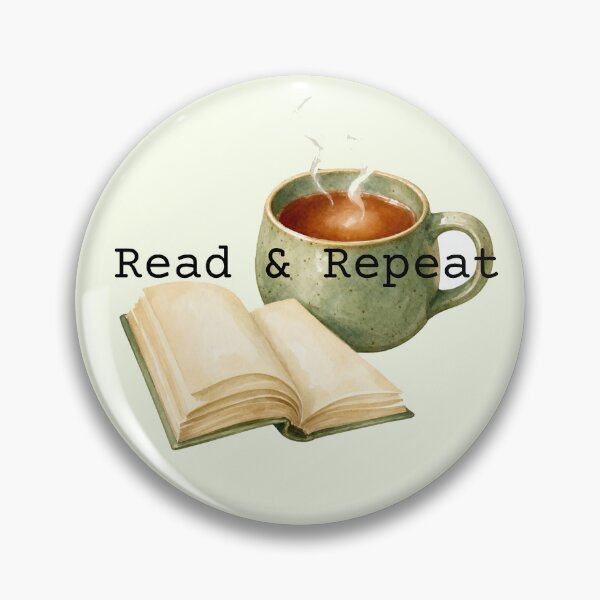Item preview, Read & Repeat Book Lover Avid Reader Bookish Gift designed and sold by By The Moon.