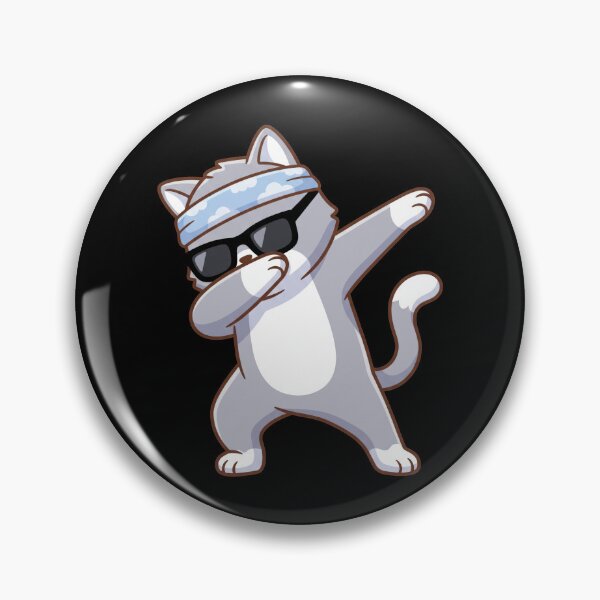 Item preview, Cool Dabbing Cat Wearing Sunglasses Bandana Cute Funny Kitten Dab Pose designed and sold by seven things shop.