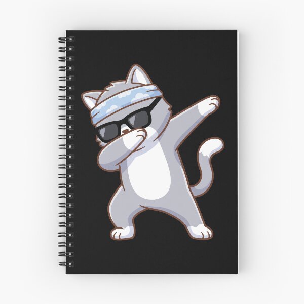 Item preview, Cool Dabbing Cat Wearing Sunglasses Bandana Cute Funny Kitten Dab Pose designed and sold by seven things shop.