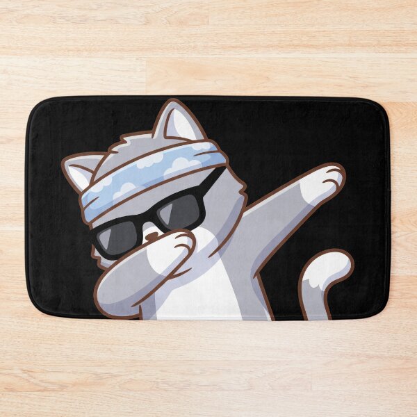 Item preview, Cool Dabbing Cat Wearing Sunglasses Bandana Cute Funny Kitten Dab Pose designed and sold by seven things shop.