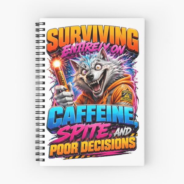Item preview, Surviving Entirely On Caffeine Spite And Poor Decisions designed and sold by Sovereign Supply Co..