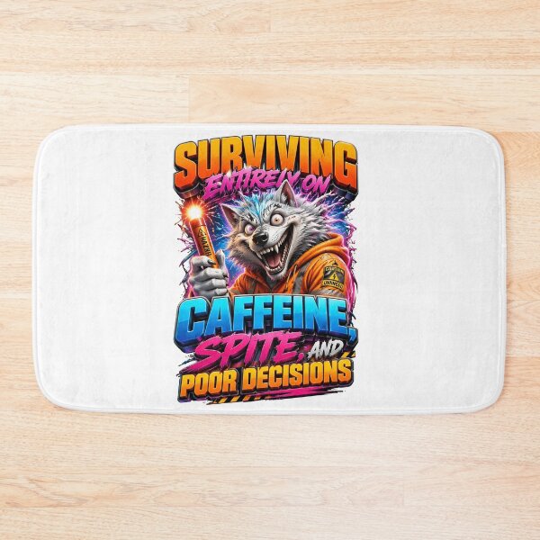 Item preview, Surviving Entirely On Caffeine Spite And Poor Decisions designed and sold by Sovereign Supply Co..