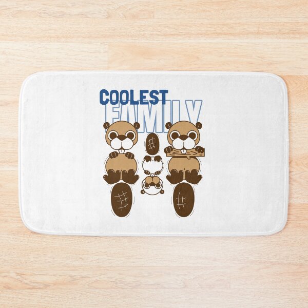 Item preview, Coolest Beaver Family - Cute Cartoon Illustration designed and sold by chatzous.