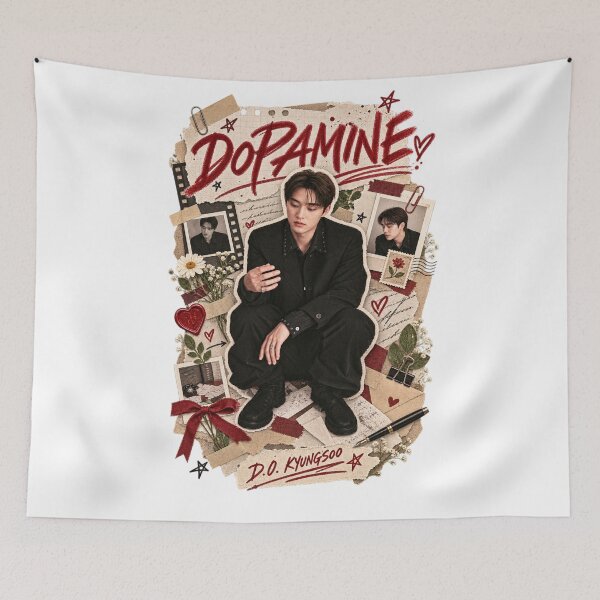 Item preview, D.O Kyungsoo DOPAMINE Romantic Diary Collage designed and sold by Valeree Store.