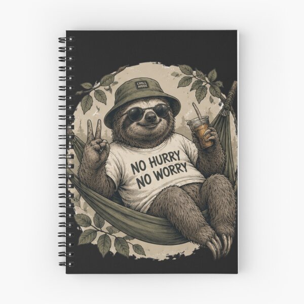 Item preview, Hurry No Worry Sloth Vintage Wild Icon designed and sold by IGArte.