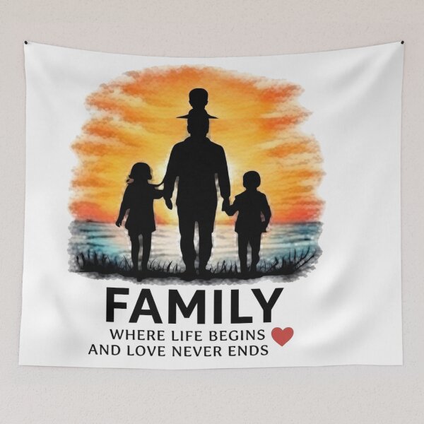 Item preview, Family Where Life Begins And Love Never Ends designed and sold by FABIOLA1970.