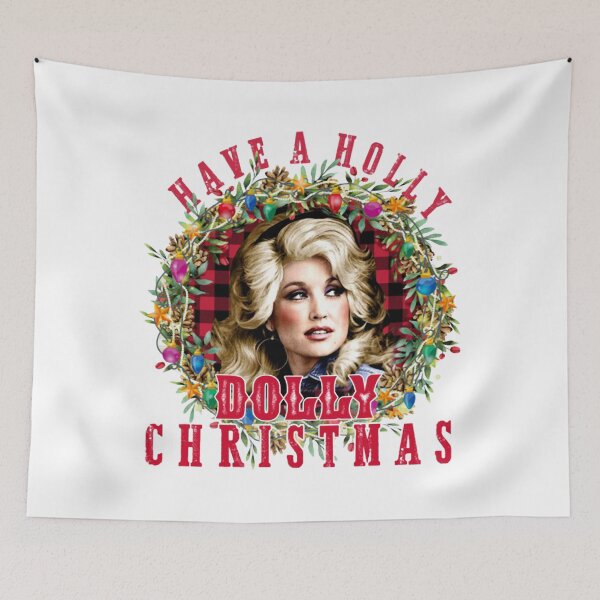 Item preview, Dolly Parton Music Christmas, Have A Holly Dolly Christmas, Holly Xmas Gift designed and sold by DojaminMartinez.