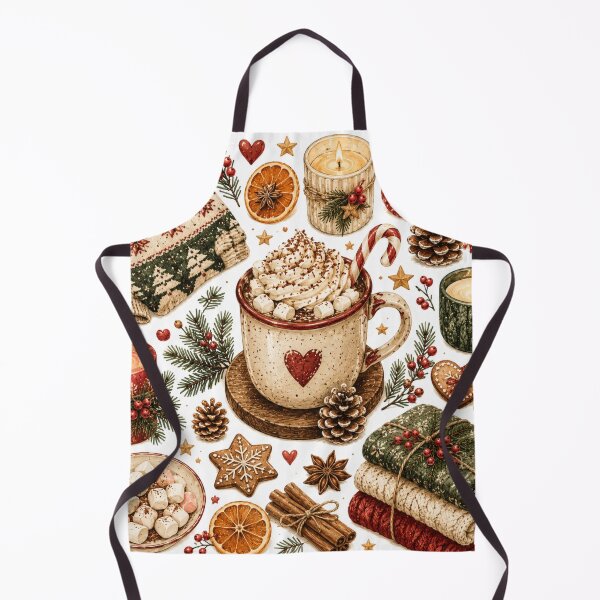 Item preview, Cozy Christmas Hot Cocoa Rustic Winter Hygge Holiday designed and sold by DreamPixelPrint.