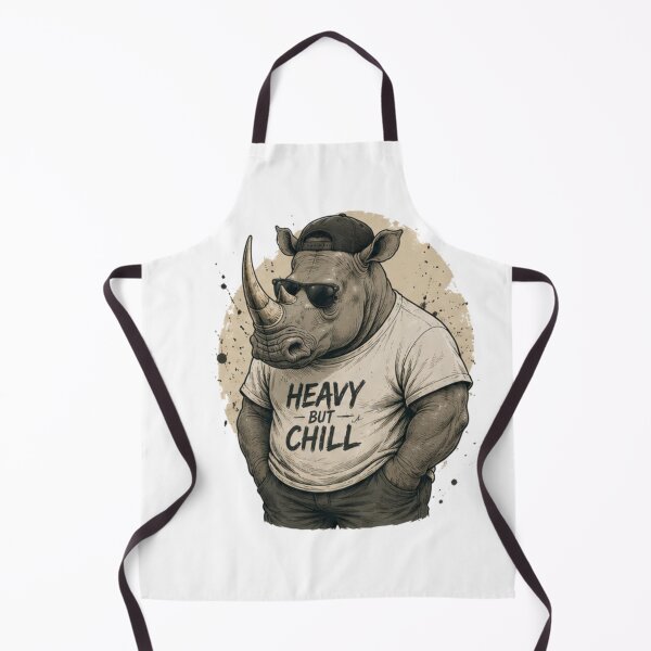 Item preview, Rhino Heavy But Chill Vintage Wild Icon designed and sold by IGArte.