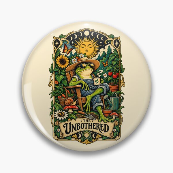 Item preview, Los Indiferentes – Tarot de la Rana Cottagecore designed and sold by Pandaburba.