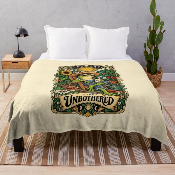 Item preview, The Unbothered – Cottagecore Frog Tarot designed and sold by Pandaburba.
