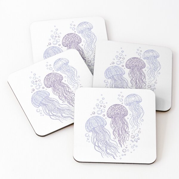 Item preview, Mandala Jellyfish Ocean Art designed and sold by seven things shop.