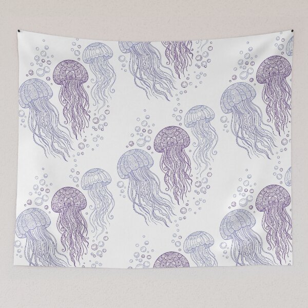 Item preview, Mandala Jellyfish Ocean Art designed and sold by seven things shop.