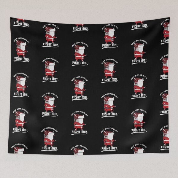 Item preview, Funny Martial Arts Noodle Box Cartoon designed and sold by chatzous.