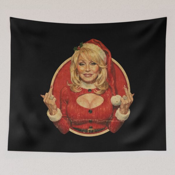 Item preview, VINTAGE 90s DOLLY PARTON ITS CHRISTMAS DAYS WHITE designed and sold by DojaminMartinez.