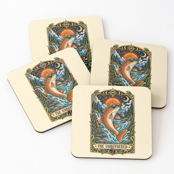 Item preview, he Unbothered – Mystical Trout Tarot designed and sold by Pandaburba.