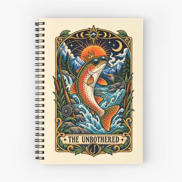 Item preview, he Unbothered – Mystical Trout Tarot designed and sold by Pandaburba.