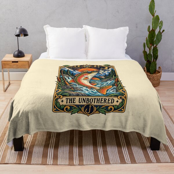 Item preview, he Unbothered – Mystical Trout Tarot designed and sold by Pandaburba.