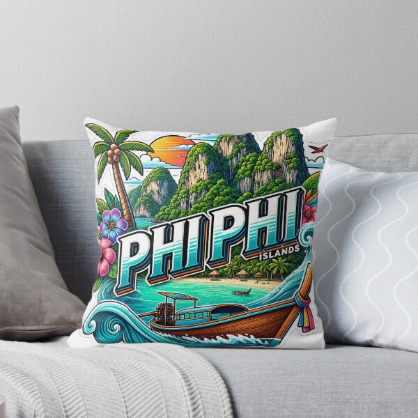 Item preview, Phi Phi Islands Thailand – Tropical Travel Art designed and sold by ChicClicker.