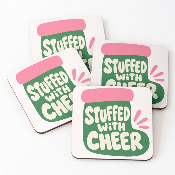 Item preview, Stuffed With Cheer Retro Christmas Stocking designed and sold by Christina Sagala.