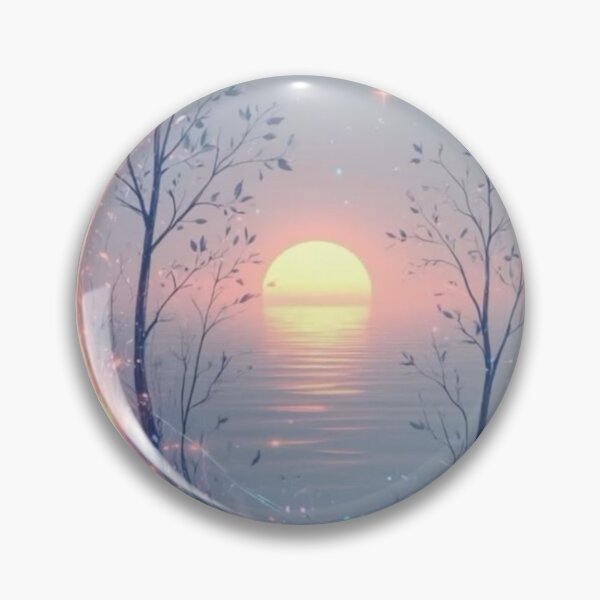 Item preview, Ethereal Sunset Gateway — Magical Pastel Tree Ring Portal designed and sold by LYAN-STORE.