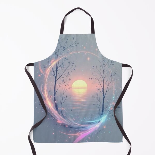 Item preview, Ethereal Sunset Gateway — Magical Pastel Tree Ring Portal designed and sold by LYAN-STORE.