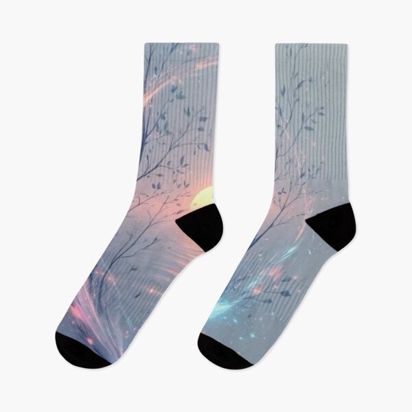 Item preview, Ethereal Sunset Gateway — Magical Pastel Tree Ring Portal designed and sold by LYAN-STORE.