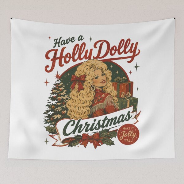 Item preview, Dolly-Parton-Christmas designed and sold by DojaminMartinez.