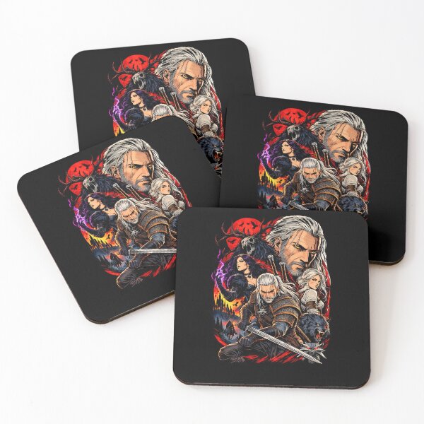 Item preview, The Witcher – Geralt of Rivia Wild Hunt designed and sold by Pandaburba.