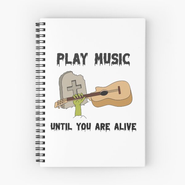 Item preview, Play Music Until You Are Alive Zombie Guitarist designed and sold by chatzous.